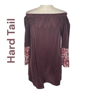 Hard Tail‎ Women’s Velvet Long Sleeve Dress NWT